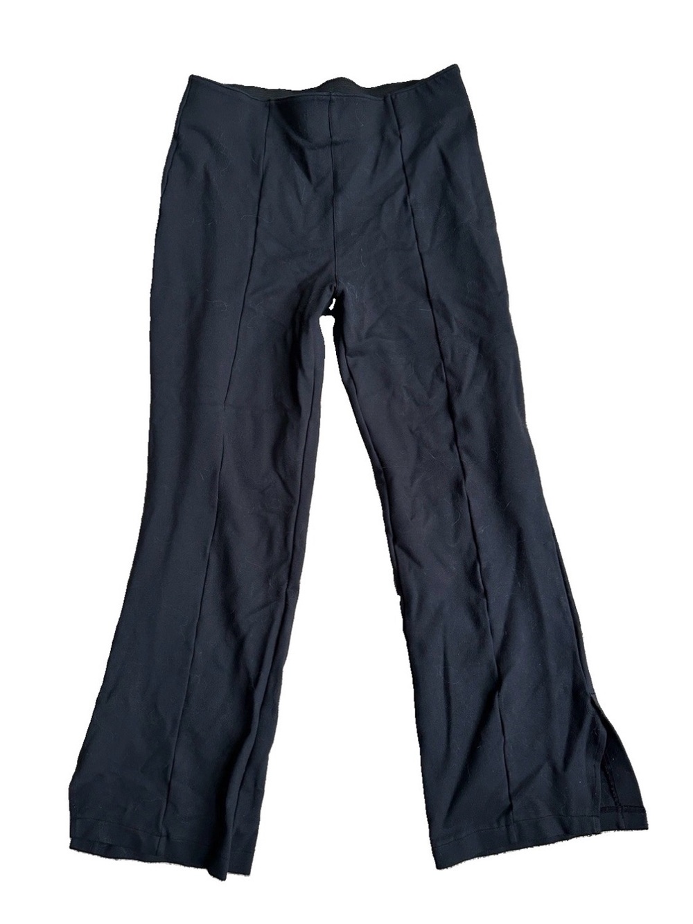Abercrombie & Fitch Women's Dress Pull On Stretch Pants with Side Slits Size L s